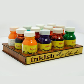 Lazy-loaded Calligraphy Inks - Set of 12 Pieces