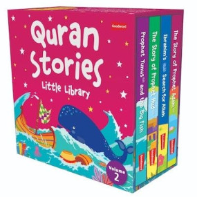 Lazy-loaded QURAN STORIES - LITTLE LIBRARY - VOL.2 (4 BOARD BOOKS SET)