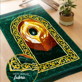 Lazy-loaded 00Prayer Mat Maqam Ibrahim Design Jaye Namaz (Made In Saudi Arabia)